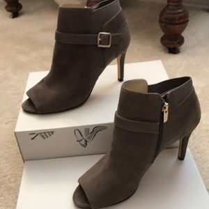 Marc Fisher open toe ankle boots